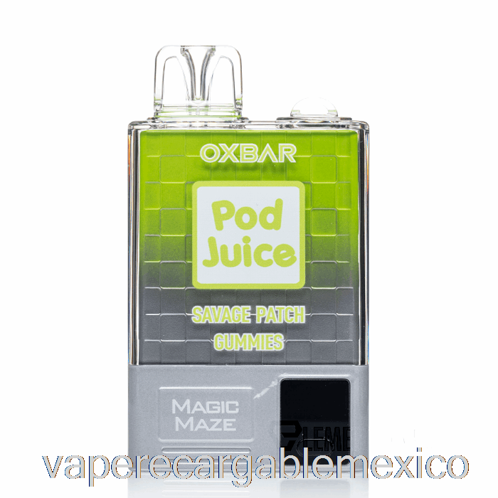 Vape Recargable Oxbar Magic Maze Pro 10000 Gomitas De Parche Salvaje Desechables - Jugo De Vaina